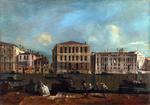 欧洲12-19世纪油画六_GUARDI, Francesco - The Grand Canal with Palazzo Pesaro
